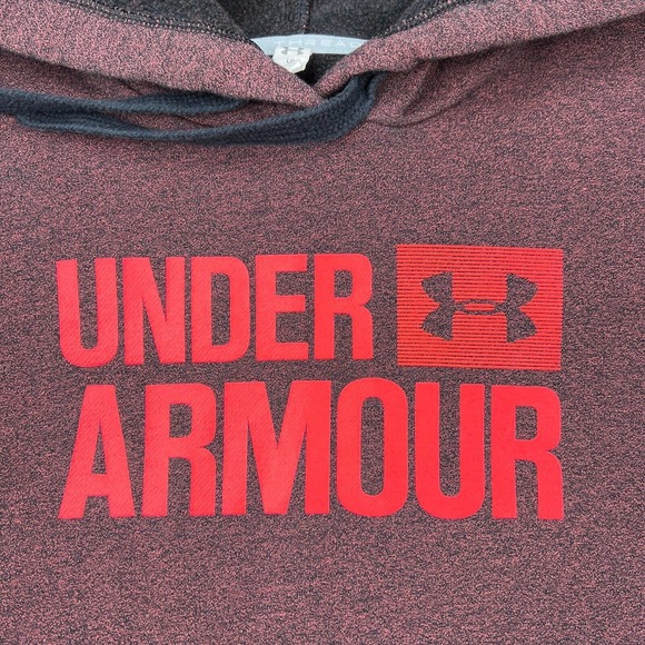 Under Armour Sweater Womens‎ Large Brown Hoodie Threadborne Fleece Sweatshirt - Picture 3 of 13